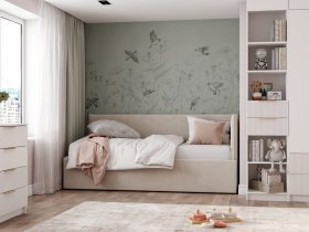 Диван-кровать Бенто (крем) в Северном - severnoe.mebel-nsk.ru | фото
