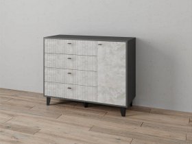 Комод «Катрин-13» (графит/мальта) в Северном - severnoe.mebel-nsk.ru | фото
