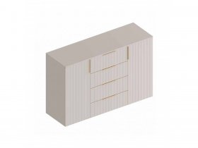 Комод с 4 ящ., 2створ. «Тефия» (тефия/софт сантьяго) в Северном - severnoe.mebel-nsk.ru | фото