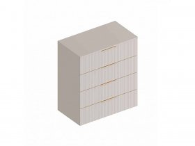 Комод с 4 ящ. «Тефия» (тефия/софт сантьяго) в Северном - severnoe.mebel-nsk.ru | фото