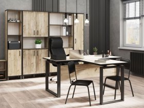 Комплект Гермес лофт (дуб крафт серый) в Северном - severnoe.mebel-nsk.ru | фото