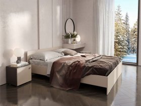 Кровать двухспальная 1,6м Гиза в Северном - severnoe.mebel-nsk.ru | фото