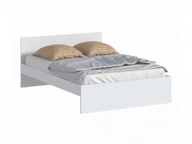 Кровать двуспальная 1,4м Бруклин СБ-3353 (белый) в Северном - severnoe.mebel-nsk.ru | фото