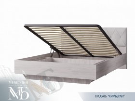 Кровать двуспальная с подъем. мех. 1,6 м  Кимберли КР-13 в Северном - severnoe.mebel-nsk.ru | фото