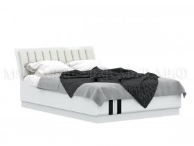 Кровать двуспальная с подъем.мех. 1,6м Магнолия в Северном - severnoe.mebel-nsk.ru | фото