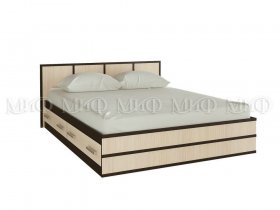 Кровать двуспальная Сакура 1,4 м в Северном - severnoe.mebel-nsk.ru | фото