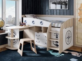Кровать комбинированная «Немо» в Северном - severnoe.mebel-nsk.ru | фото