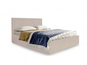 Кровать мягкая 1,6 Сиеста стандарт, вар.2 в Северном - severnoe.mebel-nsk.ru | фото