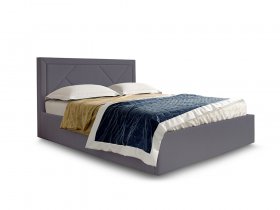 Кровать мягкая 1,6 Сиеста стандарт, вар.3 в Северном - severnoe.mebel-nsk.ru | фото