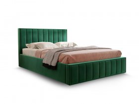 Кровать мягкая 1,6 Вена стандарт, вар.1 в Северном - severnoe.mebel-nsk.ru | фото
