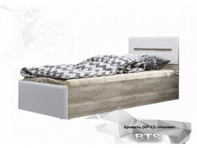 Кровать односпальная Наоми КР-12 в Северном - severnoe.mebel-nsk.ru | фото