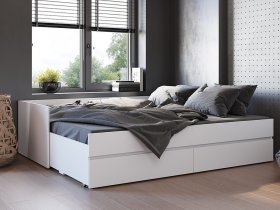 Кровать-трансформер Симпл КР-51 (белый) в Северном - severnoe.mebel-nsk.ru | фото