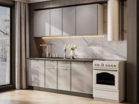 Кухонный гарнитур «Адель» 2,0м (нео) в Северном - severnoe.mebel-nsk.ru | фото