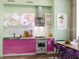 Кухонный гарнитур Вишневый цвет в Северном - severnoe.mebel-nsk.ru | фото