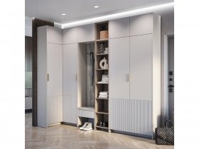 Модульная прихожая Пандора (кашемир/MF03) в Северном - severnoe.mebel-nsk.ru | фото