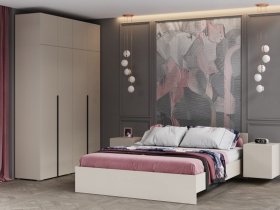 Модульная спальня Айри (кашемир) в Северном - severnoe.mebel-nsk.ru | фото