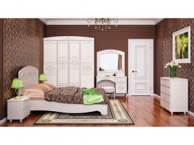 Модульная спальня Каролина в Северном - severnoe.mebel-nsk.ru | фото
