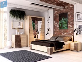 Модульная спальня Санремо в Северном - severnoe.mebel-nsk.ru | фото