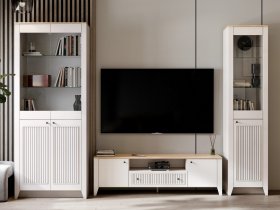 Модульная стенка Валенсия в Северном - severnoe.mebel-nsk.ru | фото