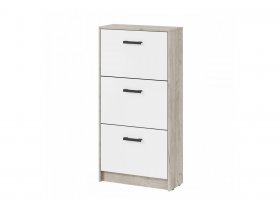 Обувница ОБ-3 Вега (дуб крафт серый/белый) в Северном - severnoe.mebel-nsk.ru | фото