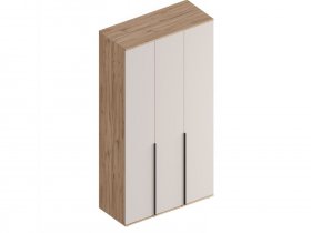 Шкаф 3-ств Сицилия (дуб альпийский/тефия) в Северном - severnoe.mebel-nsk.ru | фото