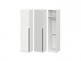 Шкаф ШК-50 Эккервуд (белый) в Северном - severnoe.mebel-nsk.ru | фото