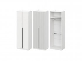 Шкаф ШК-75 Эккервуд (белый) в Северном - severnoe.mebel-nsk.ru | фото