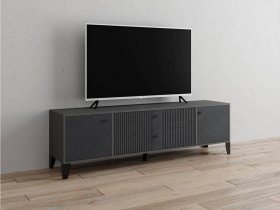 Тумба под ТВ Парус-10 (графит/гранит лофт) в Северном - severnoe.mebel-nsk.ru | фото