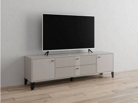 Тумба под ТВ Парус-10 (кашемир/сантьяго софт) в Северном - severnoe.mebel-nsk.ru | фото